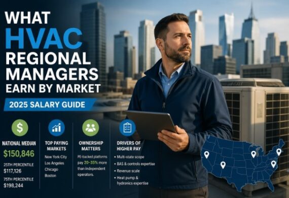 What HVAC Regional Managers Earn by Market — 2025 Salary Guide