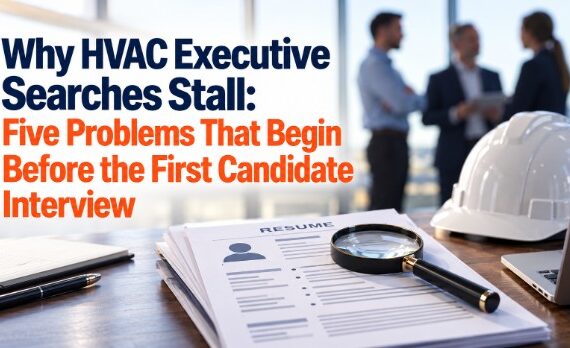Why HVAC Executive Searches Stall: Five Problems That Begin Before the First Candidate Interview